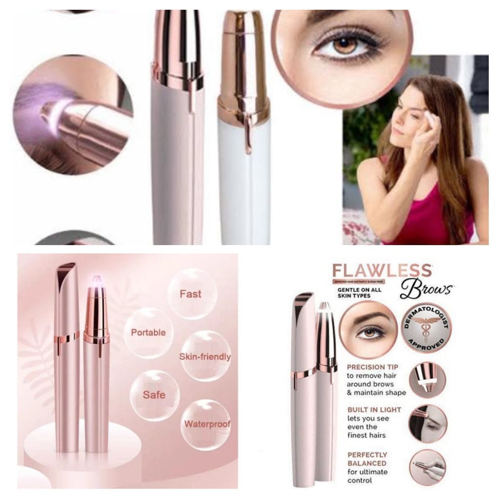 RECHARGEABLE FLAWLESS EYEBROWS TRIMMER - MASTER SUPPLIES