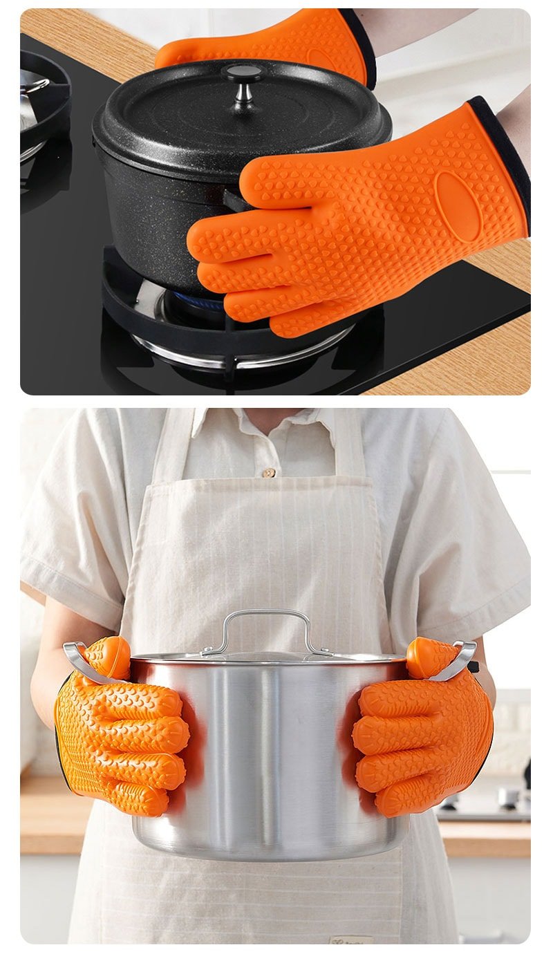 Silicon single handed oven gloves - MASTER SUPPLIES