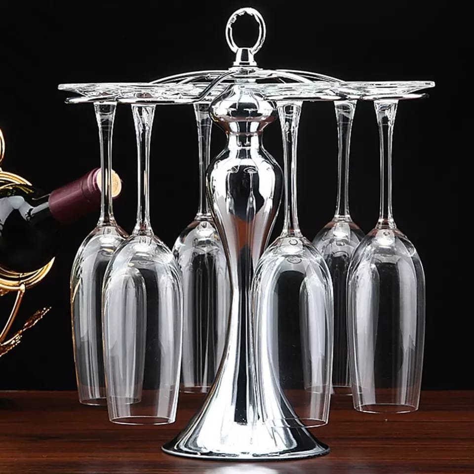 Silver wine glass holder - MASTER SUPPLIES